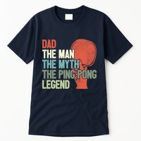 Dad Table Tennis Player Father Ping Pong Daddy PingPong Premium Tall T-Shirt
