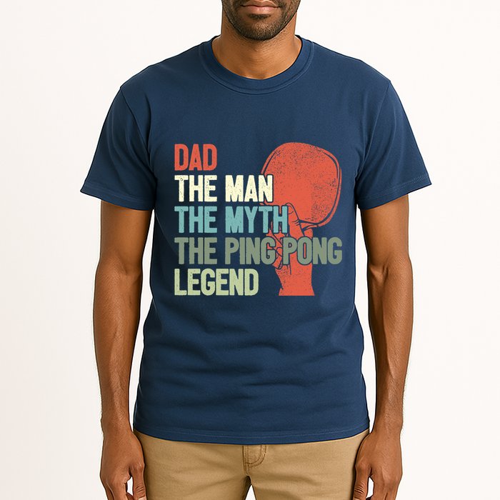 Dad Table Tennis Player Father Ping Pong Daddy PingPong Premium Tall T-Shirt