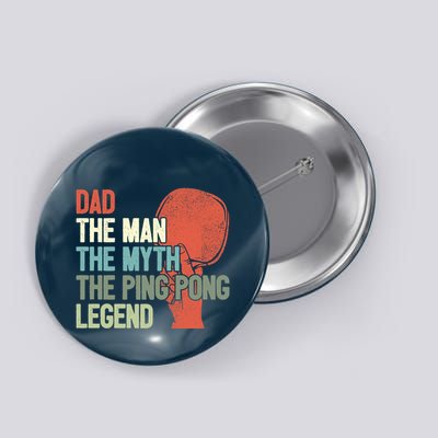 Dad Table Tennis Player Father Ping Pong Daddy PingPong Premium Button