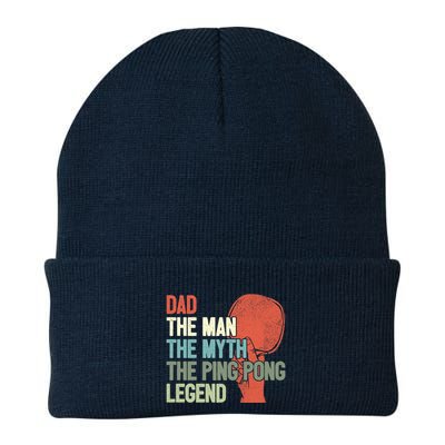 Dad Table Tennis Player Father Ping Pong Daddy PingPong Premium Beanie