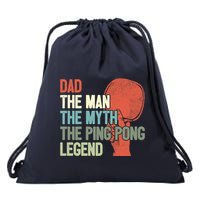 Dad Table Tennis Player Father Ping Pong Daddy PingPong Premium Drawstring Bag