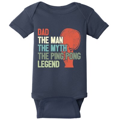 Dad Table Tennis Player Father Ping Pong Daddy PingPong Premium Baby Bodysuit