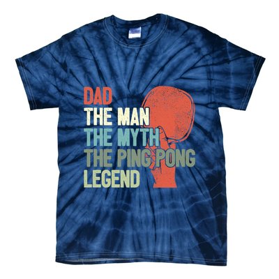 Dad Table Tennis Player Father Ping Pong Daddy PingPong Premium Tie-Dye T-Shirt