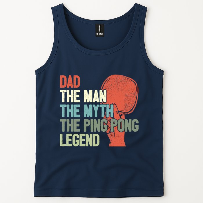Dad Table Tennis Player Father Ping Pong Daddy PingPong Premium Tank Top