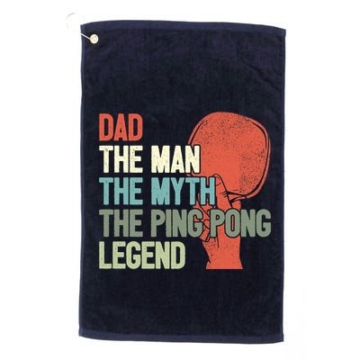 Dad Table Tennis Player Father Ping Pong Daddy PingPong Premium Golf Towel