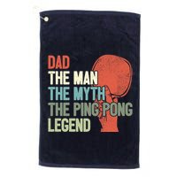 Dad Table Tennis Player Father Ping Pong Daddy PingPong Premium Golf Towel