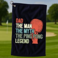 Dad Table Tennis Player Father Ping Pong Daddy PingPong Premium Golf Towel