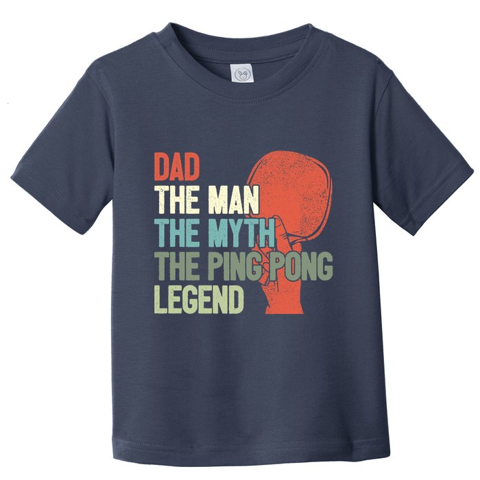 Dad Table Tennis Player Father Ping Pong Daddy PingPong Premium Toddler T-Shirt
