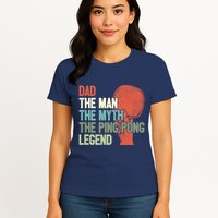 Dad Table Tennis Player Father Ping Pong Daddy PingPong Premium Womens T-Shirt