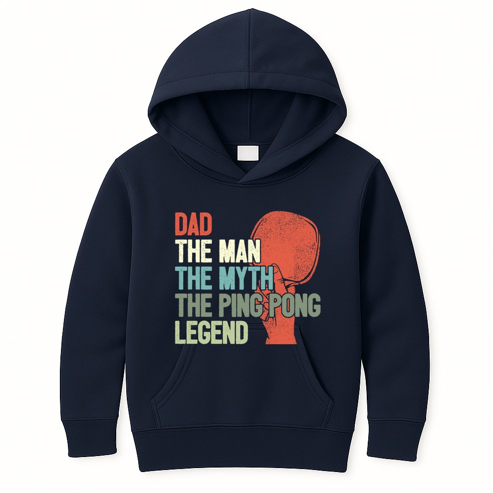Dad Table Tennis Player Father Ping Pong Daddy PingPong Premium Kids Hoodie