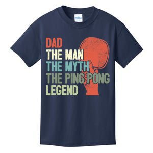 Dad Table Tennis Player Father Ping Pong Daddy PingPong Premium Kids T-Shirt