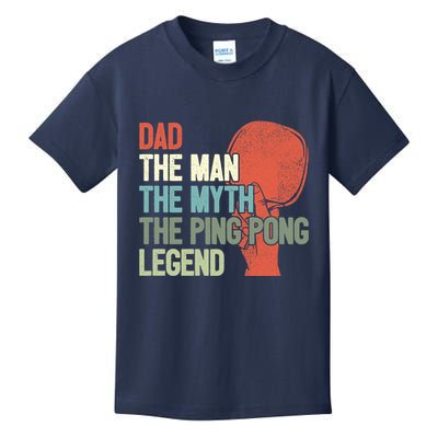 Dad Table Tennis Player Father Ping Pong Daddy PingPong Premium Kids T-Shirt