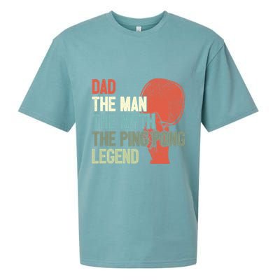 Dad Table Tennis Player Father Ping Pong Daddy PingPong Premium Sueded Cloud Jersey T-Shirt