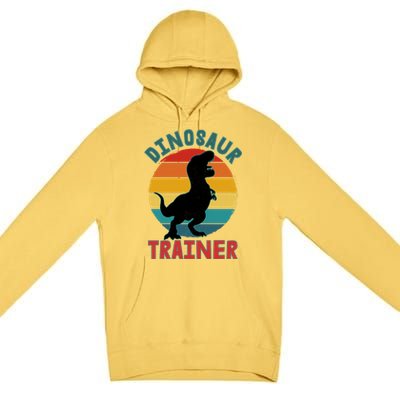 Dinosaur Trainer Trex Halloween Costume Adults Cool Gift Premium Pullover Hoodie