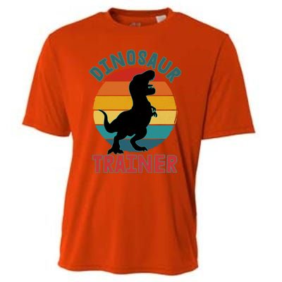 Dinosaur Trainer Trex Halloween Costume Adults Cool Gift Cooling Performance Crew T-Shirt