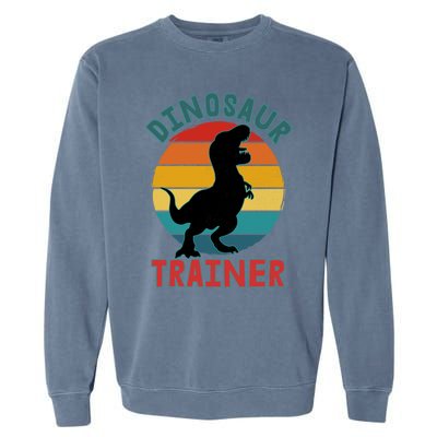 Dinosaur Trainer Trex Halloween Costume Adults Cool Gift Garment-Dyed Sweatshirt