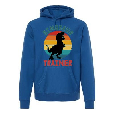 Dinosaur Trainer Trex Halloween Costume Adults Cool Gift Premium Hoodie