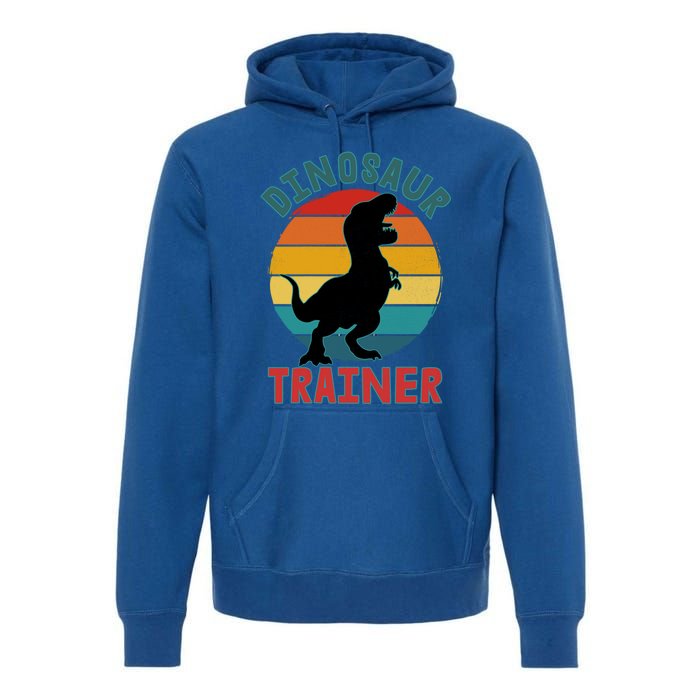 Dinosaur Trainer Trex Halloween Costume Adults Cool Gift Premium Hoodie