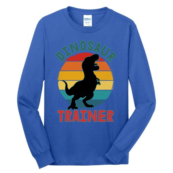 Dinosaur Trainer Trex Halloween Costume Adults Cool Gift Tall Long Sleeve T-Shirt