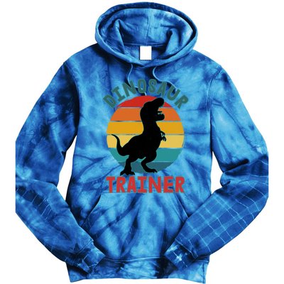 Dinosaur Trainer Trex Halloween Costume Adults Cool Gift Tie Dye Hoodie