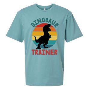 Dinosaur Trainer Trex Halloween Costume Adults Cool Gift Sueded Cloud Jersey T-Shirt