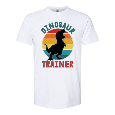 Dinosaur Trainer Trex Halloween Costume Adults Cool Gift Softstyle CVC T-Shirt