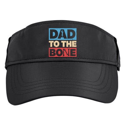 Dad To The Bone Bad Dad Humor Adult Drive Performance Visor