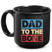 Dad To The Bone Bad Dad Humor 15oz Campfire Ceramic Mug