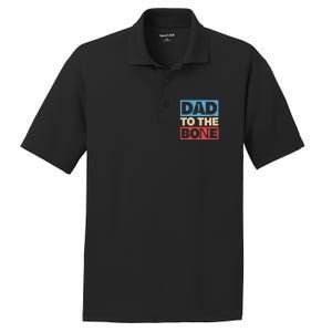 Dad To The Bone Bad Dad Humor PosiCharge RacerMesh Polo