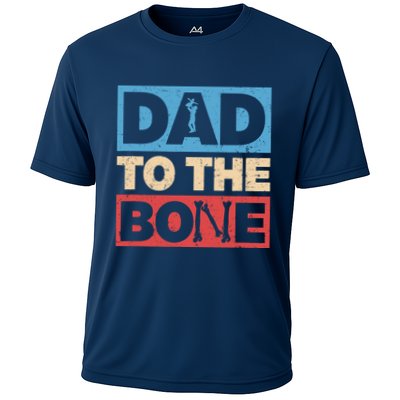 Dad To The Bone Bad Dad Humor Performance Shirt