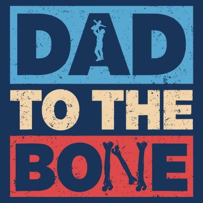 Dad To The Bone Bad Dad Humor T-Shirt