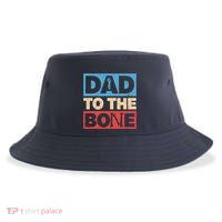 Dad To The Bone Bad Dad Humor Sustainable Bucket Hat