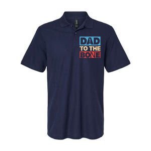 Dad To The Bone Bad Dad Humor Softstyle Adult Sport Polo