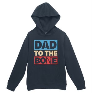 Dad To The Bone Bad Dad Humor Urban Pullover Hoodie