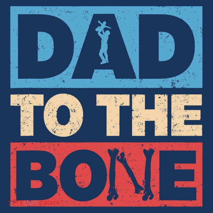 Dad To The Bone Bad Dad Humor Poster
