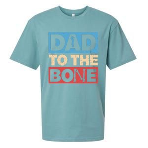 Dad To The Bone Bad Dad Humor Sueded Cloud Jersey T-Shirt