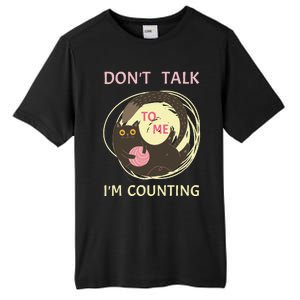 DonT Talk To Me IM Counting Funny Crochet Cat Lover Tall Fusion ChromaSoft Performance T-Shirt