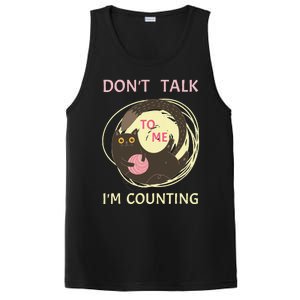 DonT Talk To Me IM Counting Funny Crochet Cat Lover PosiCharge Competitor Tank