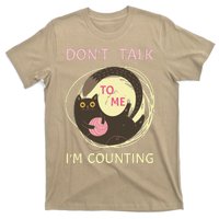 DonT Talk To Me IM Counting Funny Crochet Cat Lover T-Shirt