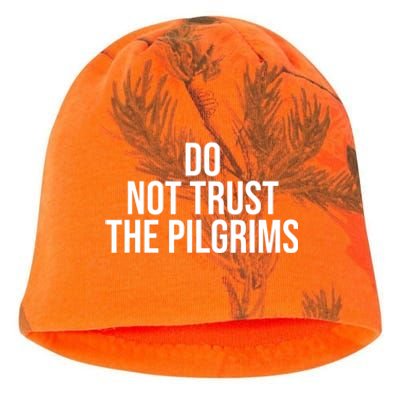 Don't Trust The Pilgrims Thanksgiving Native American Kati - Camo Knit Beanie