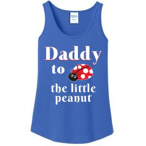 Daddy To The Little Peanut Ladybug Shower Funny Gift Ladies Essential Tank