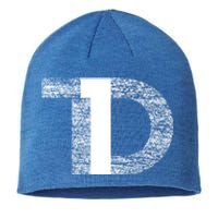 Distressed T1d Type One Diabetes Awareness Great Gift Sustainable Beanie