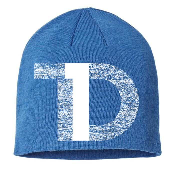 Distressed T1d Type One Diabetes Awareness Great Gift Sustainable Beanie