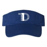 Distressed T1d Type One Diabetes Awareness Great Gift Valucap Bio-Washed Visor