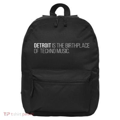 Detroit Techno Techno Lovers Rave Dj 16 in Basic Backpack