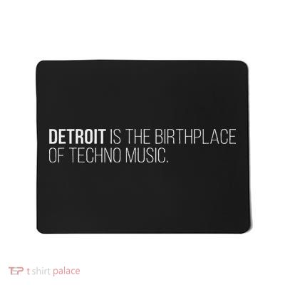 Detroit Techno Techno Lovers Rave Dj Mousepad