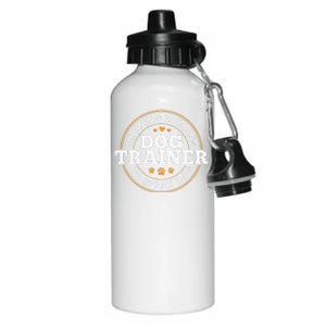 Dog Trainer Training Humans To Speak Dog Funny Dog Training Aluminum Water Bottle