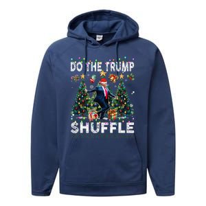 Do The Trump Shuffle Political Humor Trump Dance Fun Performance Fleece Hoodie