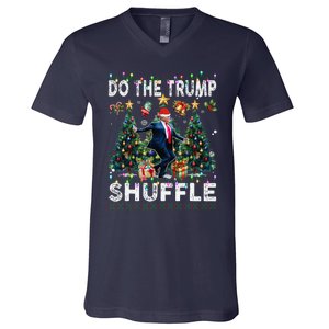 Do The Trump Shuffle Political Humor Trump Dance Fun V-Neck T-Shirt