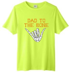 Dad To The Bone Spooky Skeleton Hand Funny Halloween Tall Fusion ChromaSoft Performance T-Shirt